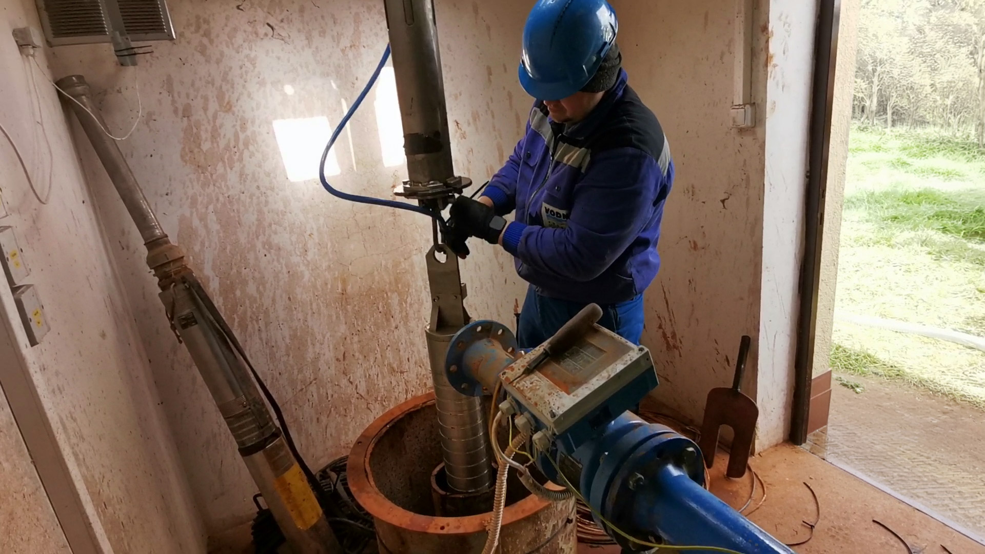 Brunnenreinigung Installation